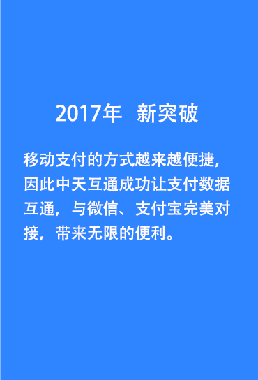 2017年，新突破